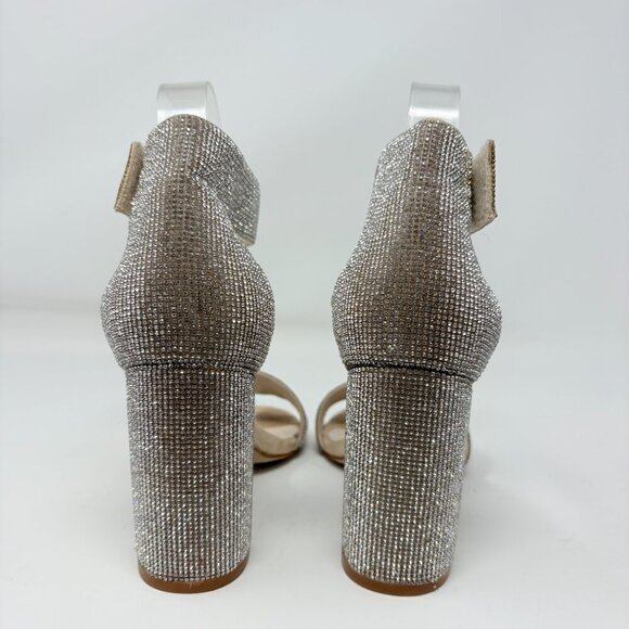 Jeffrey Campbell Lindsay Crystal Rhinestone Sparkle And Shine Heels Size 6.5 - Picture 9 of 12